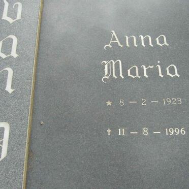 DYK Anna Maria, van 1923-1996