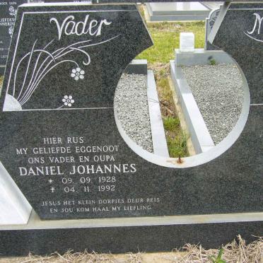 DEYZEL Daniel Johannes 1928-1992