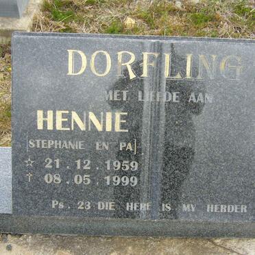 DORFLING Hennie 1959-1999