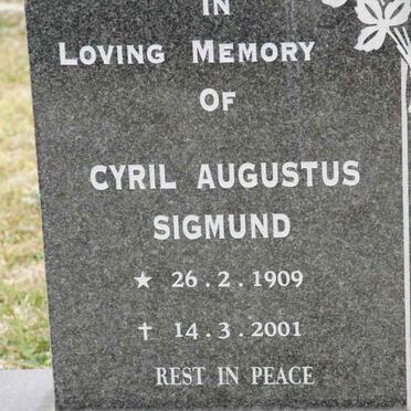 DESCHAMPS Sigmund Cyril Augustus 1909-2001
