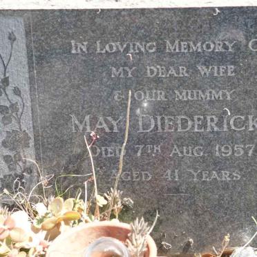 DIEDERICKS May -1957