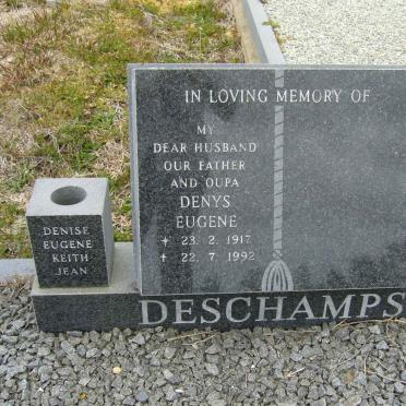 DESCHAMPS Denys Eugene 1917-1992