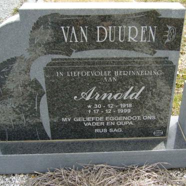 DUUREN Arnold, van 1918-1999