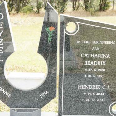 DEYZEL Hendrik C.J. 1933-2003 &amp; Catharina Beadrix 1928-2001