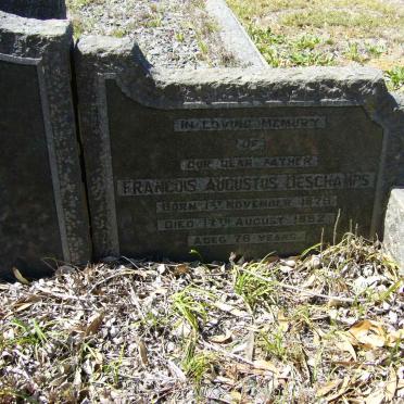 DESCHAMPS Francois Augustus 1878-1952 &amp; Lilian Catherine GATES 1880-1944