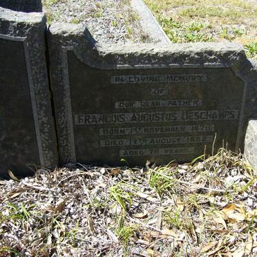 DESCHAMPS Francois Augustus 1878-1952 &amp; Lilian Catherine GATES 1880-1944