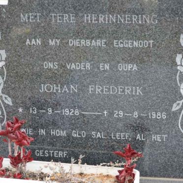 FERREIRA Johan Frederik 1928-1986