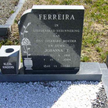 FERREIRA Johanna T. 1916-2004