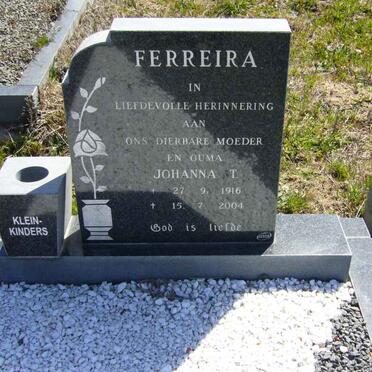 FERREIRA Johanna T. 1916-2004