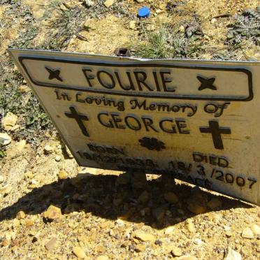 FOURIE George 1933-2007