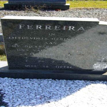 FERREIRA Ockert 1904-1978