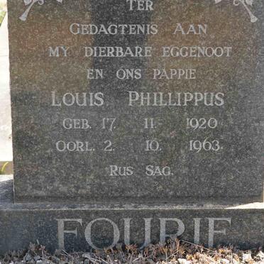 FOURIE  Louis Phillippus 1920-1963