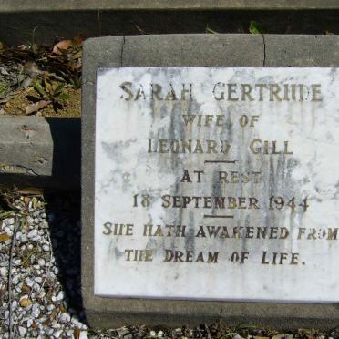 GILL Sarah Gertrude -1944