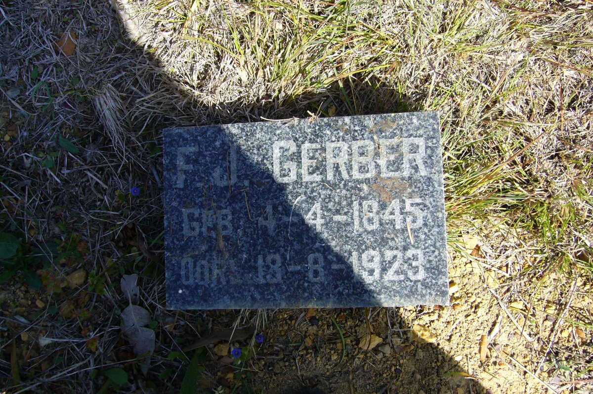 GERBER F.J. 1845-1923
