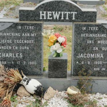 HEWITT Charles 1898-1980 &amp; Jacomina Hendrina 1905-1989