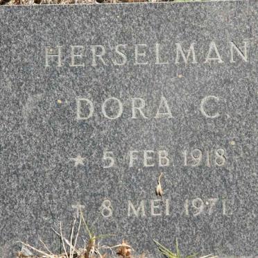 HERSELMAN Dora C. 1918-1971