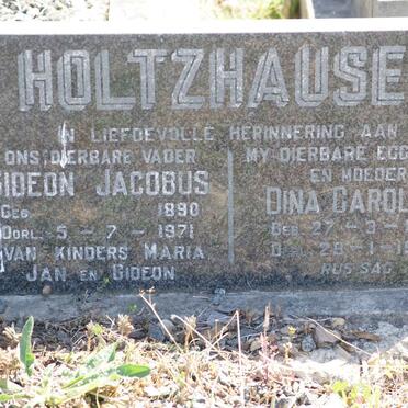HOLTZHAUSEN Gideon Jacobus 1890-1971 &amp; Dina Carolina 1901-1969