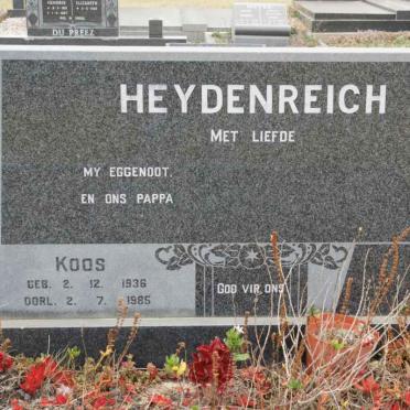 HEYDENREICH Koos 1936-1985