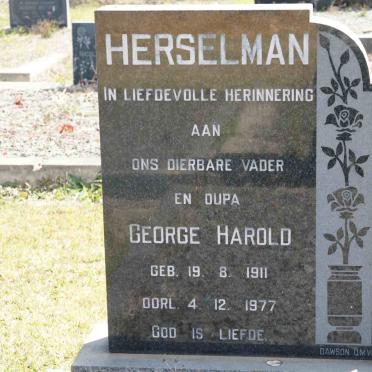 HERSELMAN George Harold 1911-1977