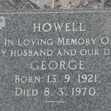 HOWELL George 1921-1970