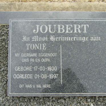 JOUBERT Tonie 1930-1997