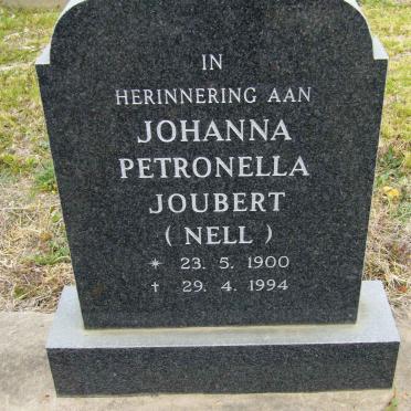 JOUBERT Johanna Petronella nee NELL 1900-1994