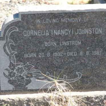 JOHNSTON Cornelia nee LINSTROM 1902-1957