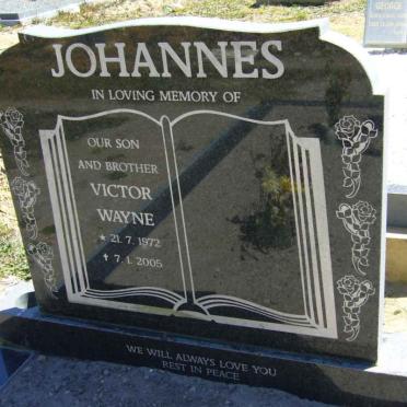 JOHANNES Victor Wayne 1972-2005
