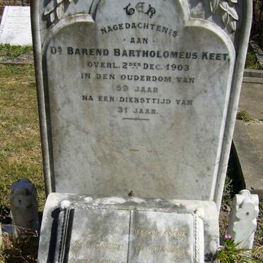 KEET BAREND  Bartholomeus -1903