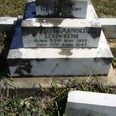 LOUWRENS Peter Arnold 1882-1945