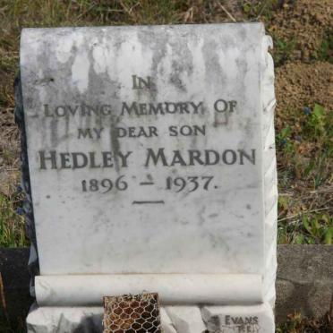 MARDON Hedley 1896-1937