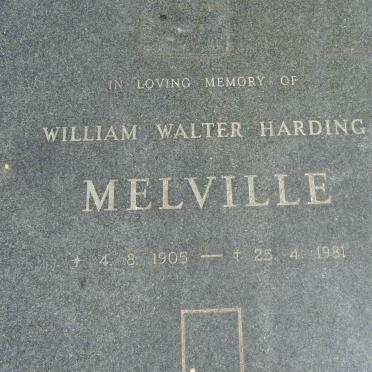 MELVILLE William Walter Harding 1905-1981