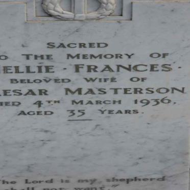 MASTERSON Nellie Frances -1936