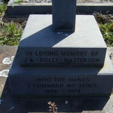 MASTERSON J.A. 1886-1974