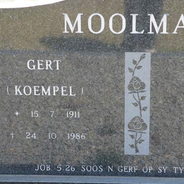 MOOLMAN Gert 1911-1986
