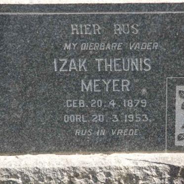 MEHYER Izak Theunis 1879-1953