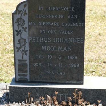 MOSTERT Petrus Johannes Moolman  1889-1969