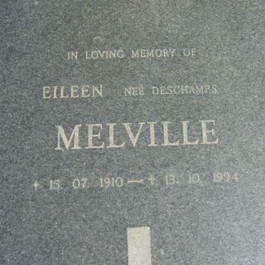 MELVILLE Eileen nee DESCHAMPS 1910-1994