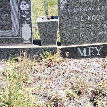 MEY Hendrik K. 1896-1959 & Anna E. 1903-1983 :: MEY J.L.1929-1994 _2