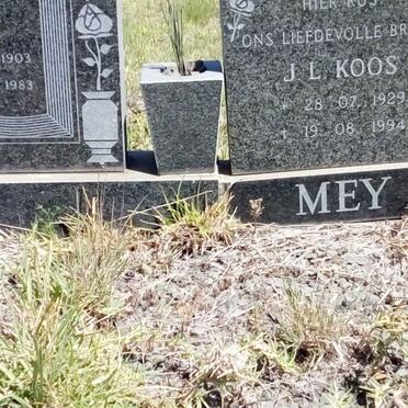 MEY Hendrik K. 1896-1959 & Anna E. 1903-1983 :: MEY J.L.1929-1994 _2