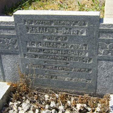 MILES Rosalind Daisy 1875-1947