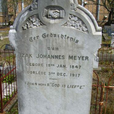 MEYER Izak Johannes 1847-1917