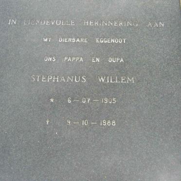 MATTHEE Stephanus Willem 1905-1988 