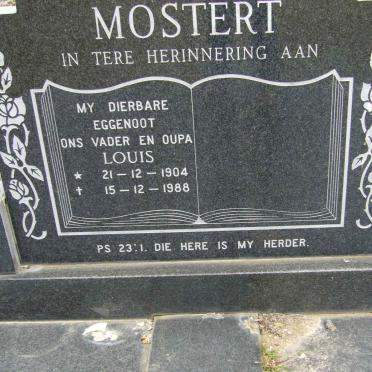MOSTERT Louis 1904-1988
