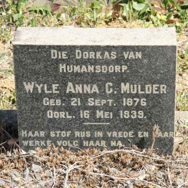 MULDER Anna C. 1876-1939