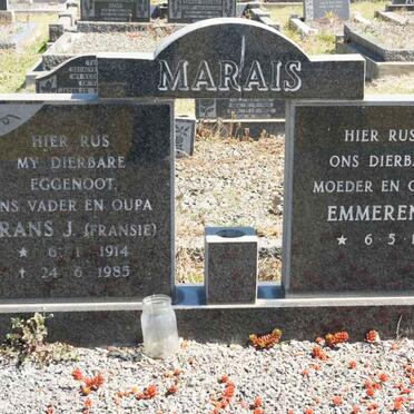 MARAIS Frans J. 1914-1985 &amp; Emmerentia 1924-