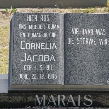 MARAIS Cornelia Jaccoba 1911-1996