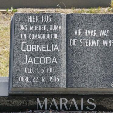 MARAIS Cornelia Jaccoba 1911-1996