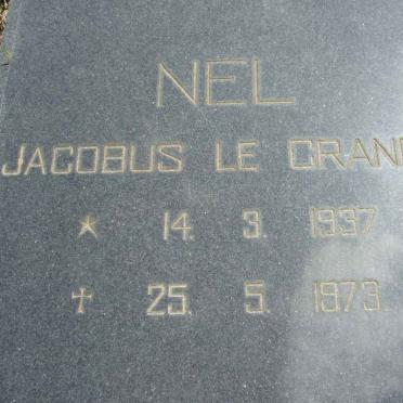 NEL Jacobus le Grange 1937-1973