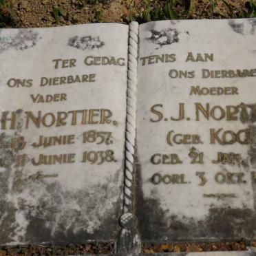 NORTIER J.H. 1857 -1938 &amp; S.J. KOCH 1869-1934
